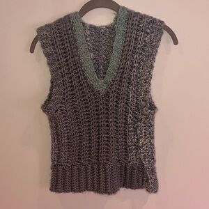 Handmade crochet sweater vest